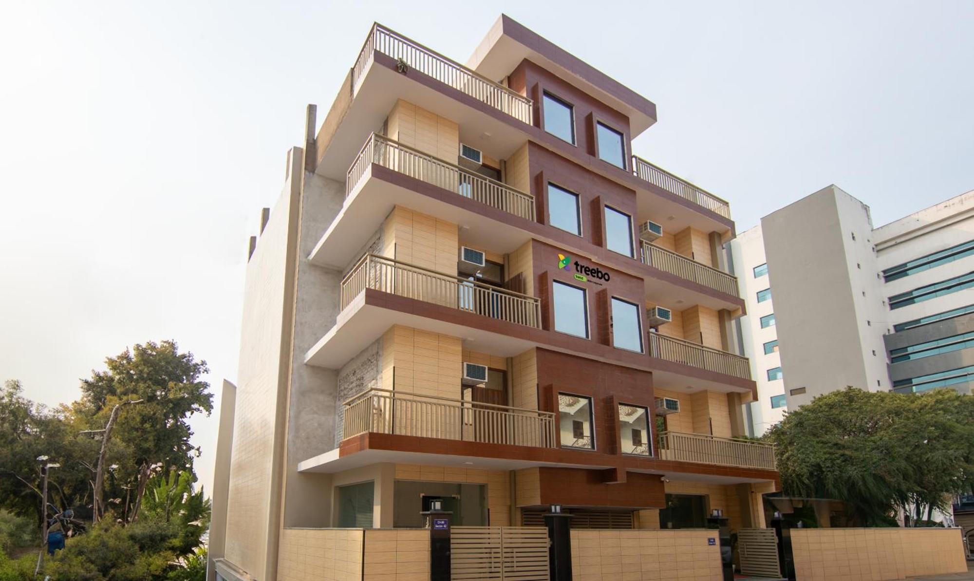 Hotel Treebo Elite Corporate, Sector 62 Noida Exterior foto